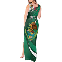 Mexico Hispanic Heritage Personalized Tank Maxi Dress With Aguila Mexicana - Wonder Print Shop