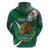 Mexico Hispanic Heritage Personalized Zip Hoodie With Aguila Mexicana - Wonder Print Shop