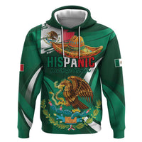 Mexico Hispanic Heritage Personalized Zip Hoodie With Aguila Mexicana - Wonder Print Shop