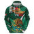 Mexico Hispanic Heritage Personalized Zip Hoodie With Aguila Mexicana - Wonder Print Shop