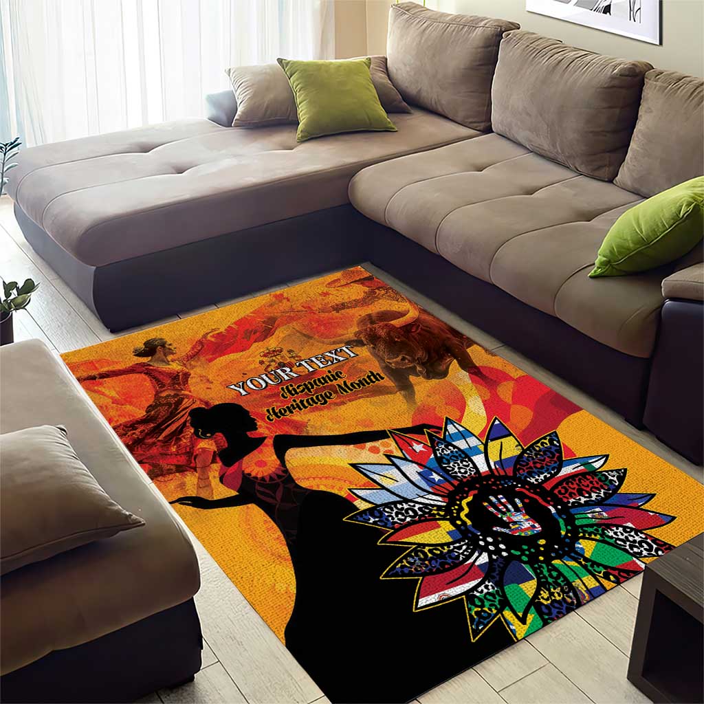 Spain Hispanic Heritage Personalized Area Rug LT9 - Wonder Print Shop