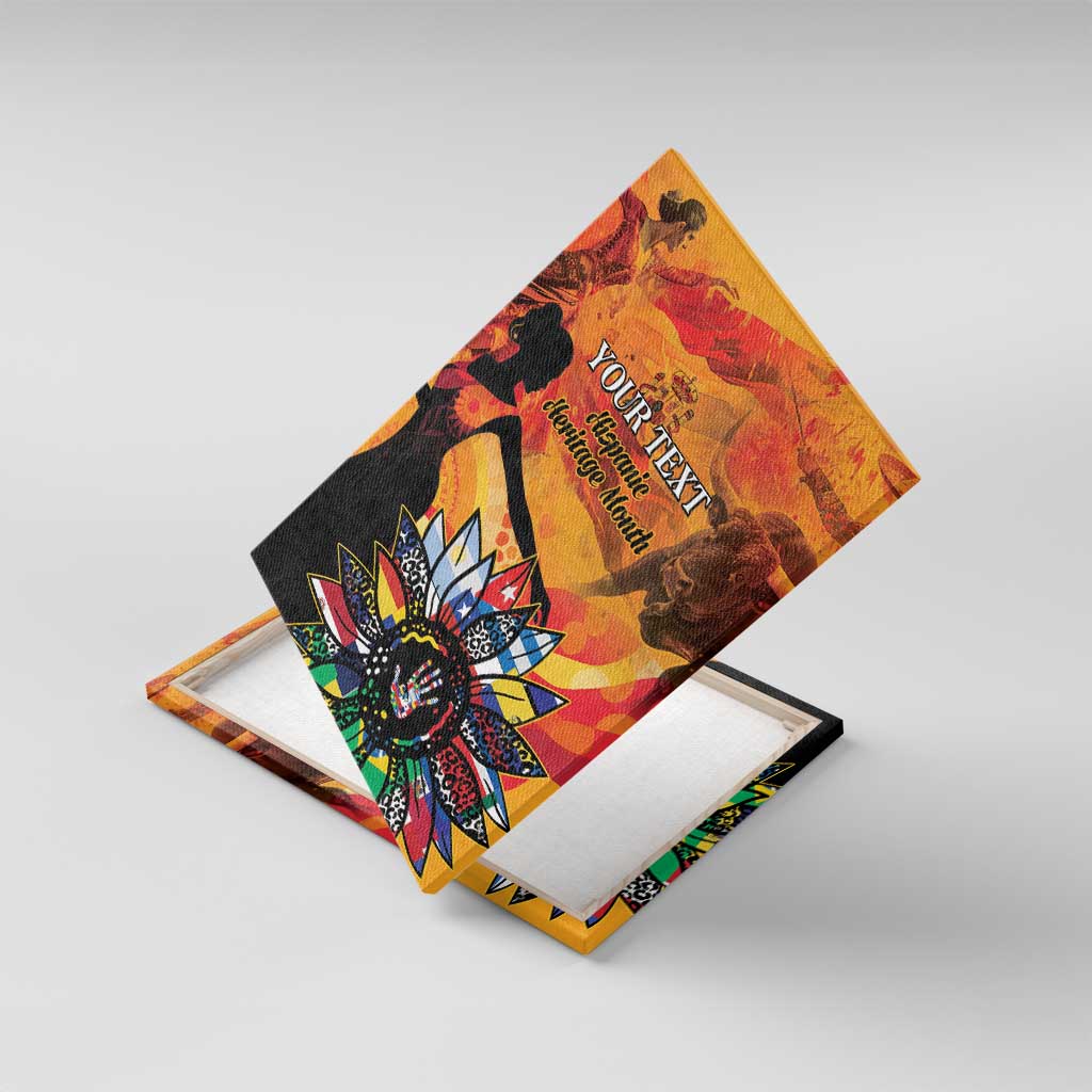 Spain Hispanic Heritage Personalized Canvas Wall Art LT9 - Wonder Print Shop