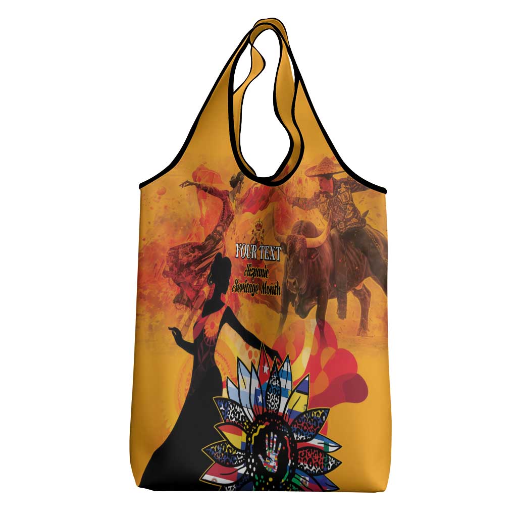 Spain Hispanic Heritage Personalized Grocery Bag