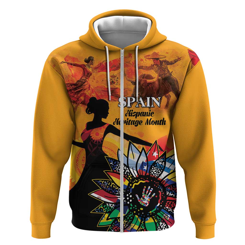 Spain Hispanic Heritage Personalized Hoodie - Wonder Print Shop