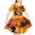 Spain Hispanic Heritage Personalized Kid Short Sleeve Dress - Wonder Print Shop