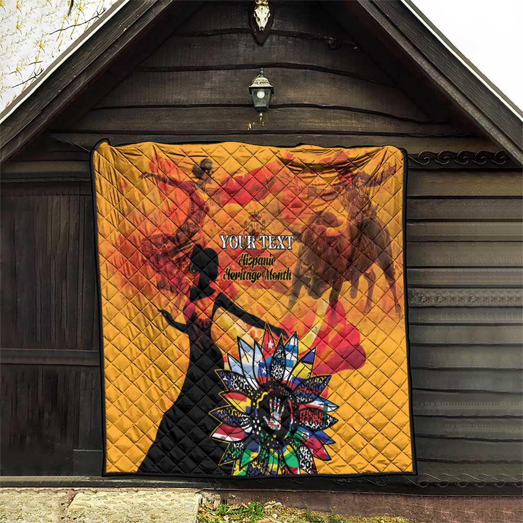 Spain Hispanic Heritage Personalized Quilt - Wonder Print Shop
