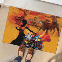 Spain Hispanic Heritage Personalized Rubber Doormat - Wonder Print Shop