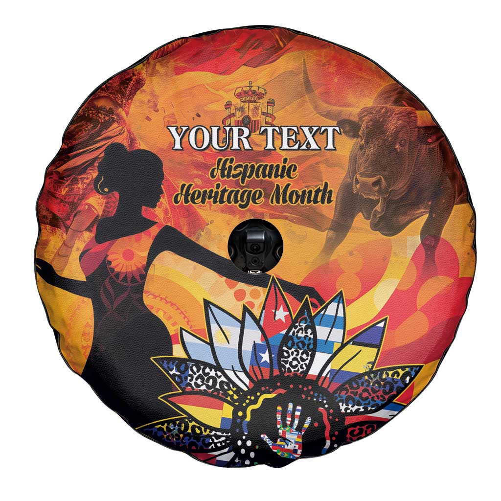 Spain Hispanic Heritage Personalized Spare Tire Cover - Wonder Print Shop