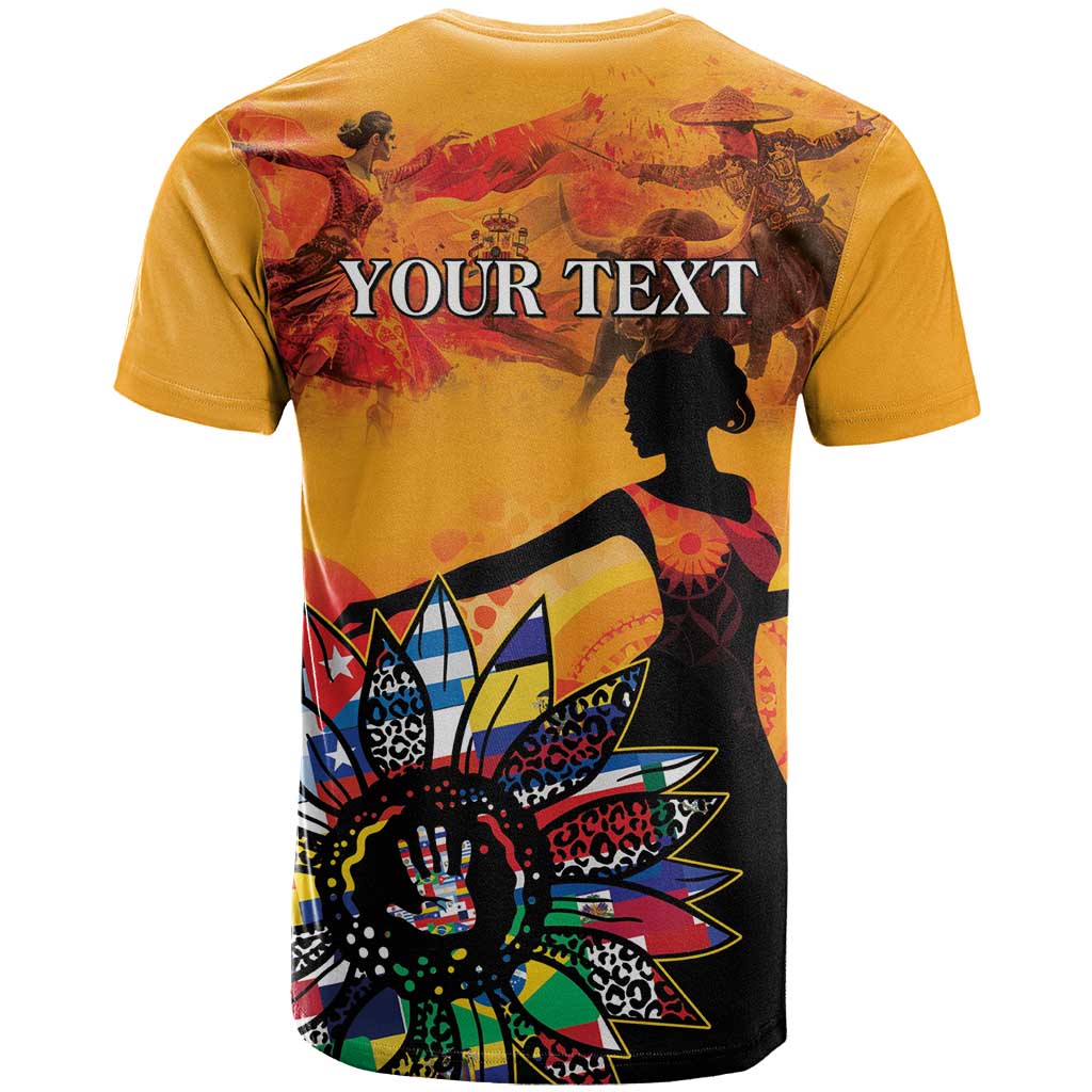 Spain Hispanic Heritage Personalized T Shirt - Wonder Print Shop