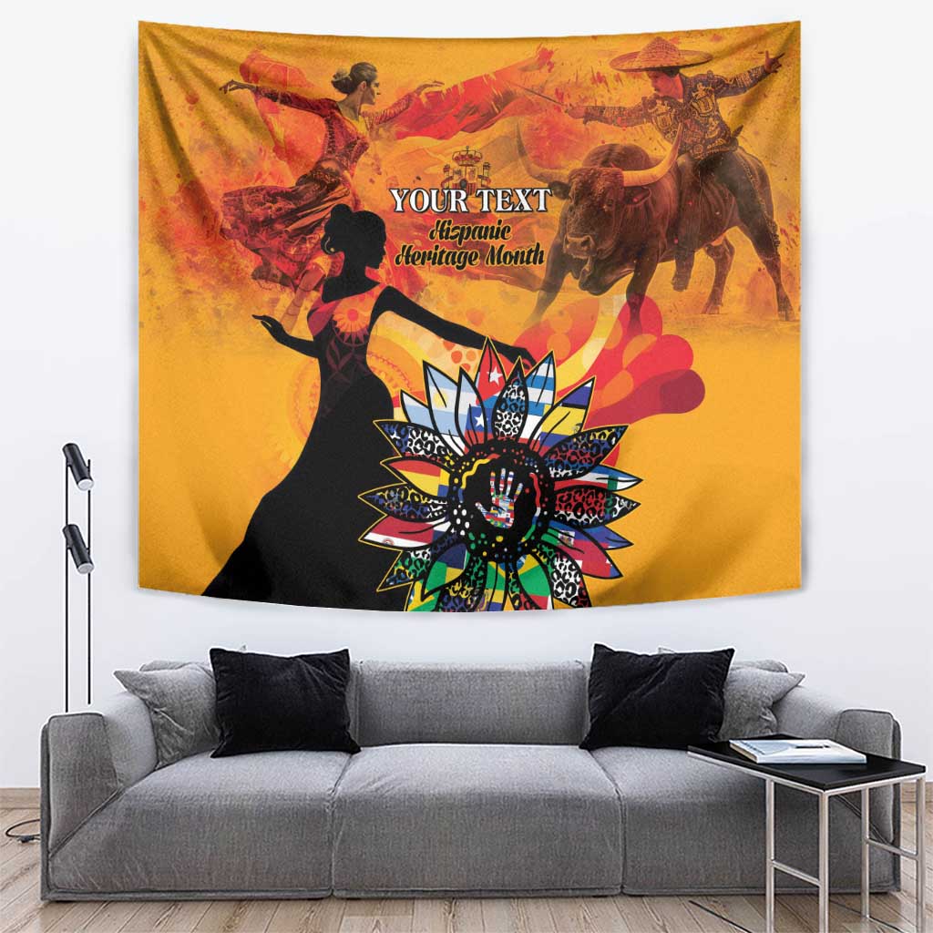 Spain Hispanic Heritage Personalized Tapestry - Wonder Print Shop