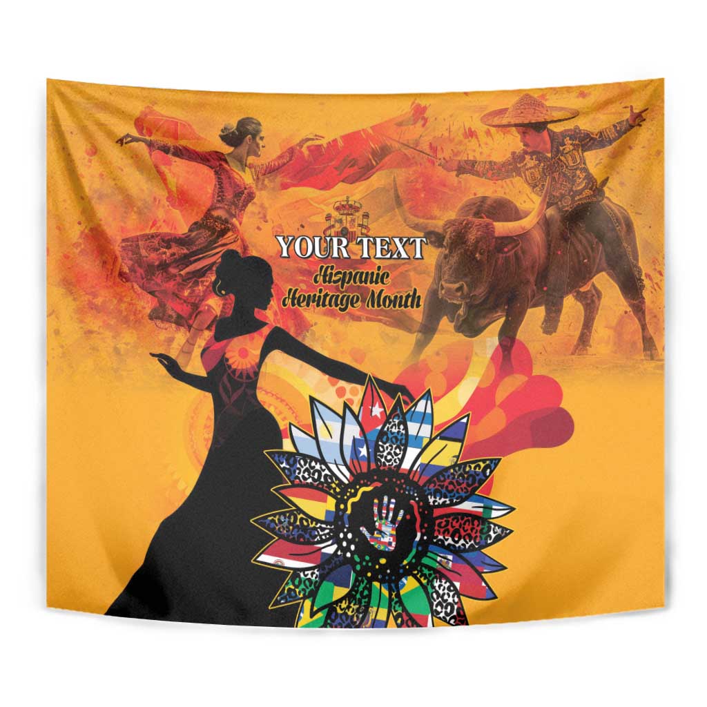 Spain Hispanic Heritage Personalized Tapestry - Wonder Print Shop