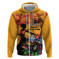 Spain Hispanic Heritage Personalized Zip Hoodie - Wonder Print Shop