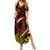 New Zealand Summer Maxi Dress Aotearoa Manaia Maori Fern Tattoo Arty - Wonder Print Shop