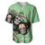 Mexican Sugar Skull Personalized Baseball Jersey Dia de Los Muertos Vibe LT9 - Wonder Print Shop