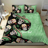 Mexican Sugar Skull Personalized Bedding Set Dia de Los Muertos Vibe LT9 - Wonder Print Shop