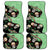 Mexican Sugar Skull Personalized Car Mats Dia de Los Muertos Vibe LT9 - Wonder Print Shop