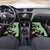 Mexican Sugar Skull Personalized Car Mats Dia de Los Muertos Vibe LT9 - Wonder Print Shop