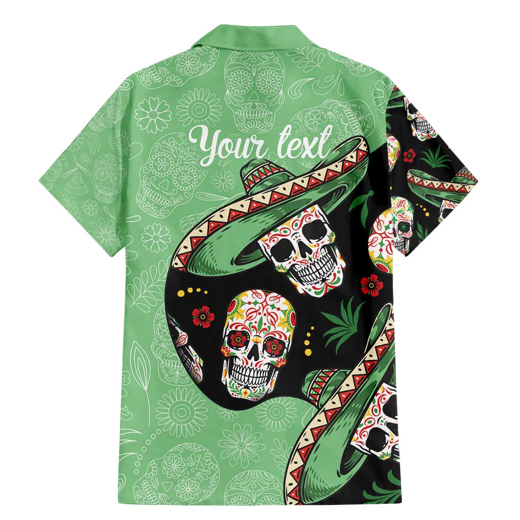Mexican Sugar Skull Personalized Family Matching Mermaid Dress and Hawaiian Shirt Dia de Los Muertos Vibe LT9 - Wonder Print Shop