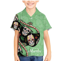 Mexican Sugar Skull Personalized Family Matching Mermaid Dress and Hawaiian Shirt Dia de Los Muertos Vibe LT9 - Wonder Print Shop