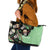 Mexican Sugar Skull Personalized Leather Tote Bag Dia de Los Muertos Vibe - Wonder Print Shop
