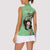 Mexican Sugar Skull Personalized Women Sleeveless Polo Shirt Dia de Los Muertos Vibe - Wonder Print Shop