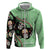 Mexican Sugar Skull Personalized Zip Hoodie Dia de Los Muertos Vibe - Wonder Print Shop