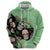 Mexican Sugar Skull Personalized Zip Hoodie Dia de Los Muertos Vibe - Wonder Print Shop