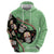 Mexican Sugar Skull Personalized Zip Hoodie Dia de Los Muertos Vibe - Wonder Print Shop