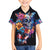 Mexican La Calaca and Butterfly Family Matching Off The Shoulder Long Sleeve Dress and Hawaiian Shirt Skull Day Of The Dead - Wonder Print Shop