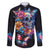 Mexican La Calaca and Butterfly Family Matching Off Shoulder Short Dress and Hawaiian Shirt Skull Day Of The Dead LT9 - Wonder Print Shop