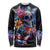 Mexican La Calaca and Butterfly Long Sleeve Shirt Skull Day Of The Dead - Wonder Print Shop