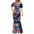 Mexican La Calaca and Butterfly Mermaid Dress Skull Day Of The Dead - Wonder Print Shop