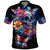 Mexican La Calaca and Butterfly Polo Shirt Skull Day Of The Dead - Wonder Print Shop