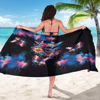 Mexican La Calaca and Butterfly Sarong Skull Day Of The Dead - Wonder Print Shop