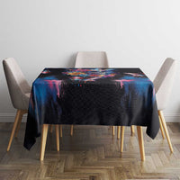 Mexican La Calaca and Butterfly Tablecloth Skull Day Of The Dead - Wonder Print Shop