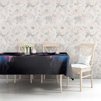 Mexican La Calaca and Butterfly Tablecloth Skull Day Of The Dead - Wonder Print Shop