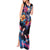 Mexican La Calaca and Butterfly Tank Maxi Dress Skull Day Of The Dead - Wonder Print Shop