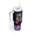 Mexican La Calaca and Butterfly Tumbler With Handle Skull Day Of The Dead - Wonder Print Shop