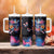 Mexican La Calaca and Butterfly Tumbler With Handle Skull Day Of The Dead - Wonder Print Shop