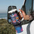 Mexican La Calaca and Butterfly Tumbler With Handle Skull Day Of The Dead - Wonder Print Shop
