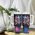 Mexican La Calaca and Butterfly Tumbler With Handle Skull Day Of The Dead - Wonder Print Shop