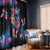 Mexican La Calaca and Butterfly Window Curtain Skull Day Of The Dead - Wonder Print Shop