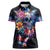Mexican La Calaca and Butterfly Women Polo Shirt Skull Day Of The Dead - Wonder Print Shop