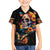 Mexican La Calaca and Marigold Flowers Family Matching Summer Maxi Dress and Hawaiian Shirt Skull Day Of The Dead - Wonder Print Shop