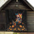 Mexican La Calaca and Marigold Flowers Quilt Skull Day Of The Dead - Wonder Print Shop