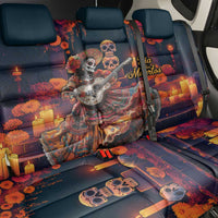 Mexican La Catrina Skeletons Dancing Back Car Seat Cover Dia de Los Muertos Verion 1 LT9 - Wonder Print Shop