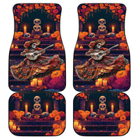 Mexican La Catrina Skeletons Dancing Car Mats Dia de Los Muertos Verion 1 LT9 - Wonder Print Shop