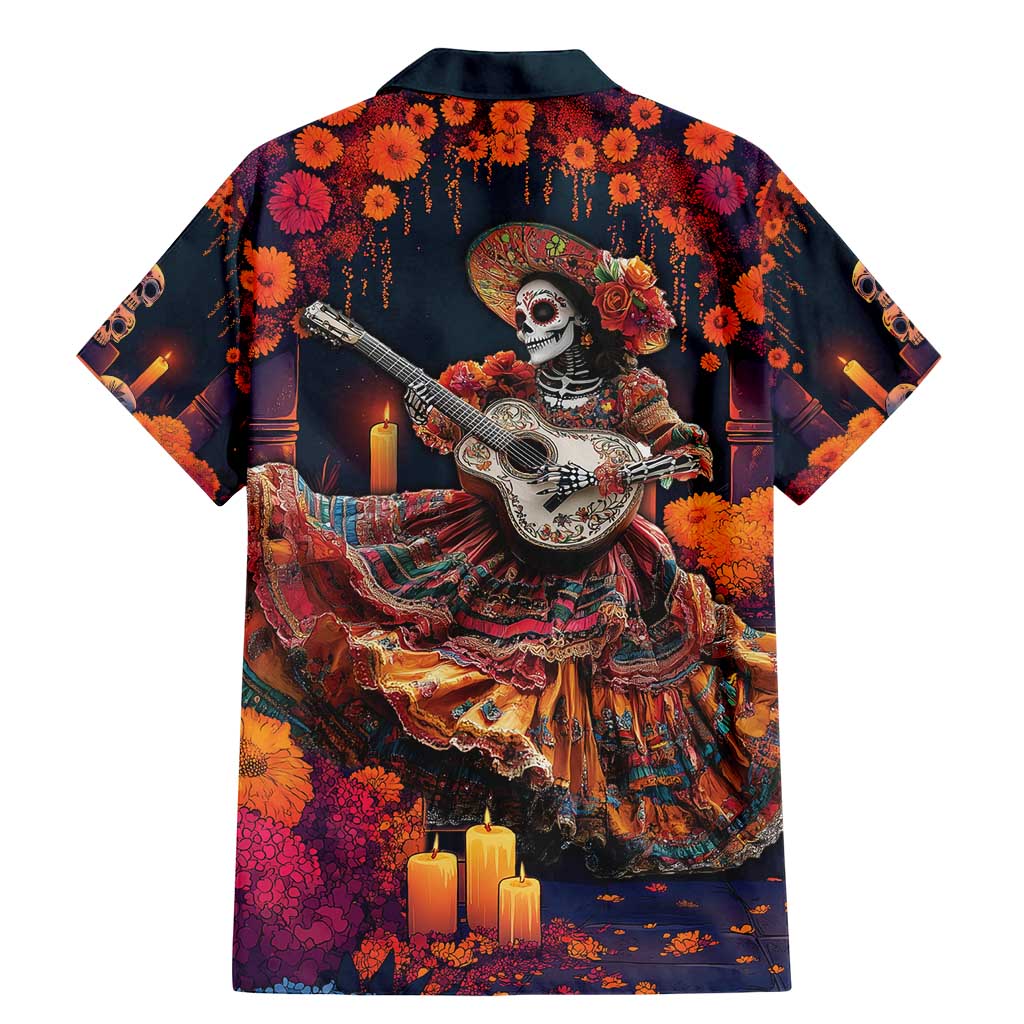 Mexican La Catrina Skeletons Dancing Family Matching Mermaid Dress and Hawaiian Shirt Dia de Los Muertos Verion 1 LT9 - Wonder Print Shop