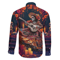 Mexican La Catrina Skeletons Dancing Family Matching Mermaid Dress and Hawaiian Shirt Dia de Los Muertos Verion 1 LT9 - Wonder Print Shop
