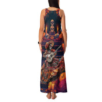 Mexican La Catrina Skeletons Dancing Family Matching Tank Maxi Dress and Hawaiian Shirt Dia de Los Muertos Verion 1 - Wonder Print Shop